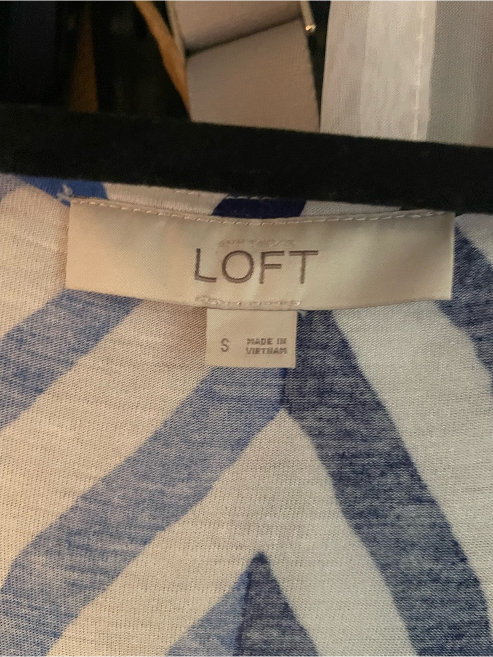 LOFT Blue and White Striped Maxi Dress - Picture 4 of 4